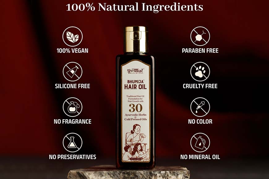 How is Shoonyaakar's Bhumija Ayurvedic Hair Oil Different From Other Ayurvedic Hair Oils?